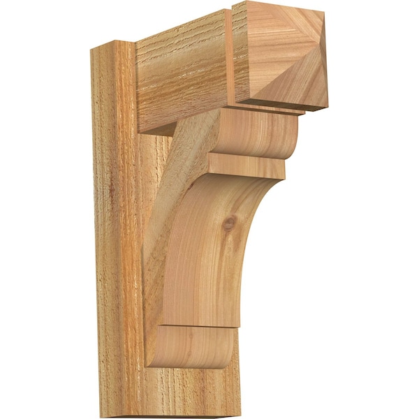 Ekena Millwork Olympic Arts & Crafts Rough Sawn Outlooker, Western Red Cedar, 6"W x 12"D x 16"H OUT06X12X16OLY03RWR - main
